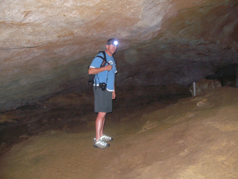 taff cave sunburned legs.jpg